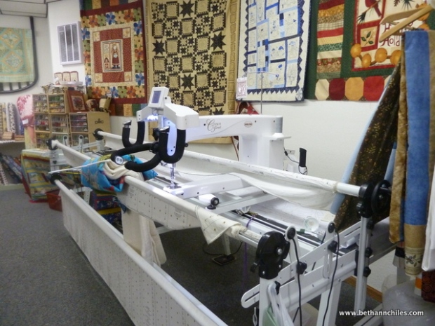 The "mack daddy" of quilting machines!  
